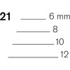 Pfeil - Dog leg chisel - n 21 - 10 mm