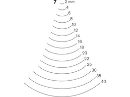 Straight gouge 7 Pfeil